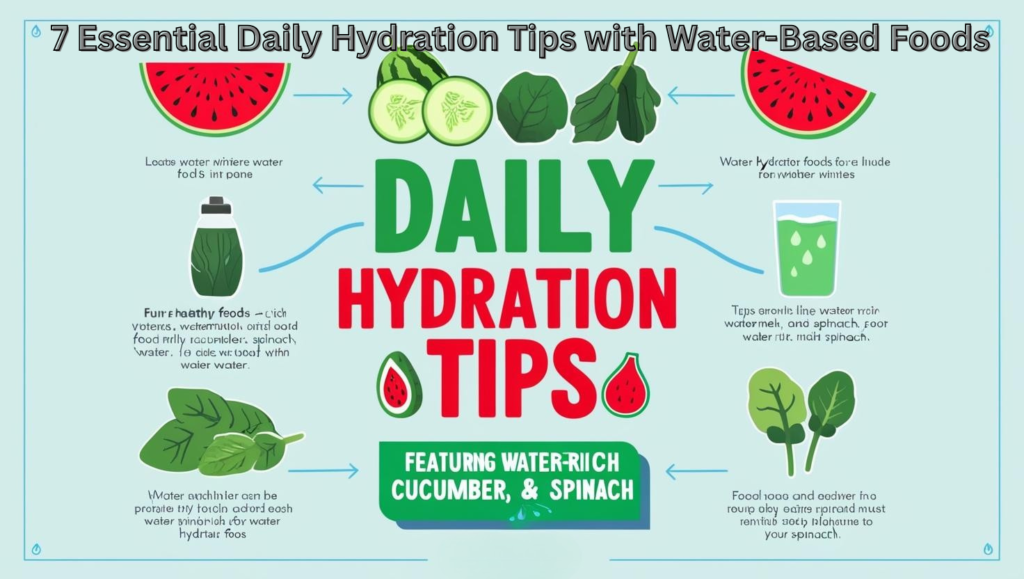 7 Essential Daily Hydration Tips with Water-Based Foods